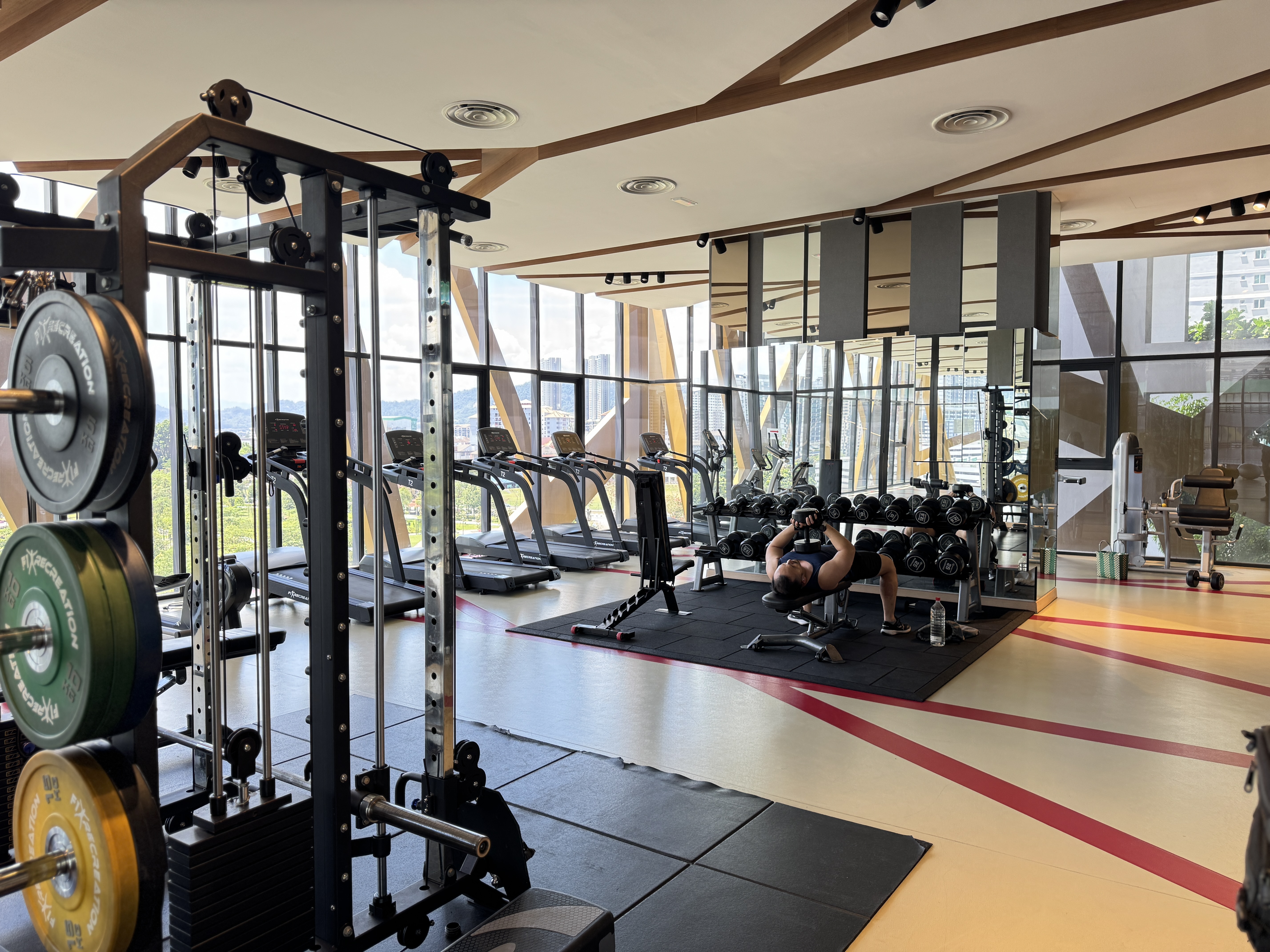 The PARC3 gym and dancing room