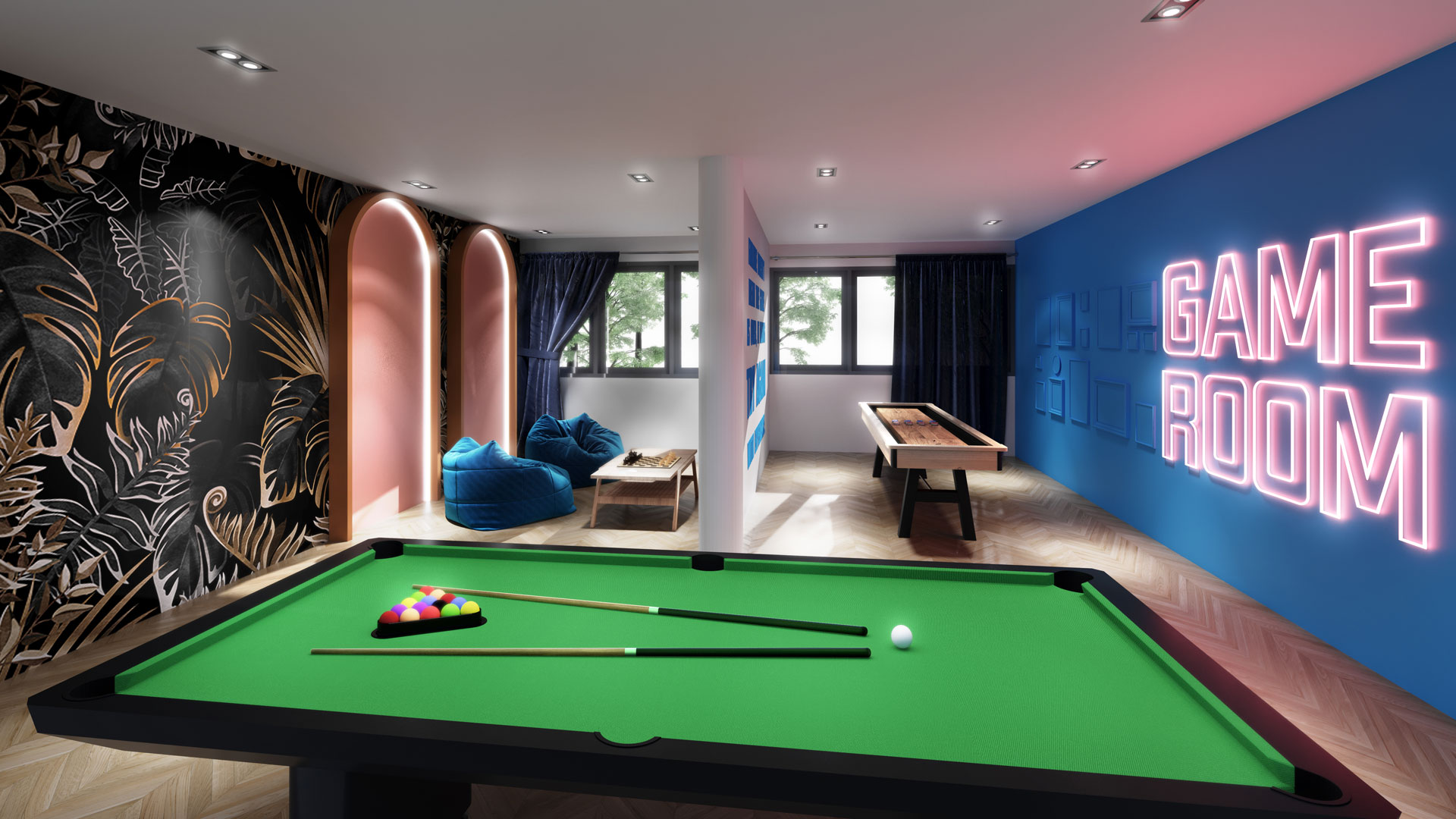 UNO game room