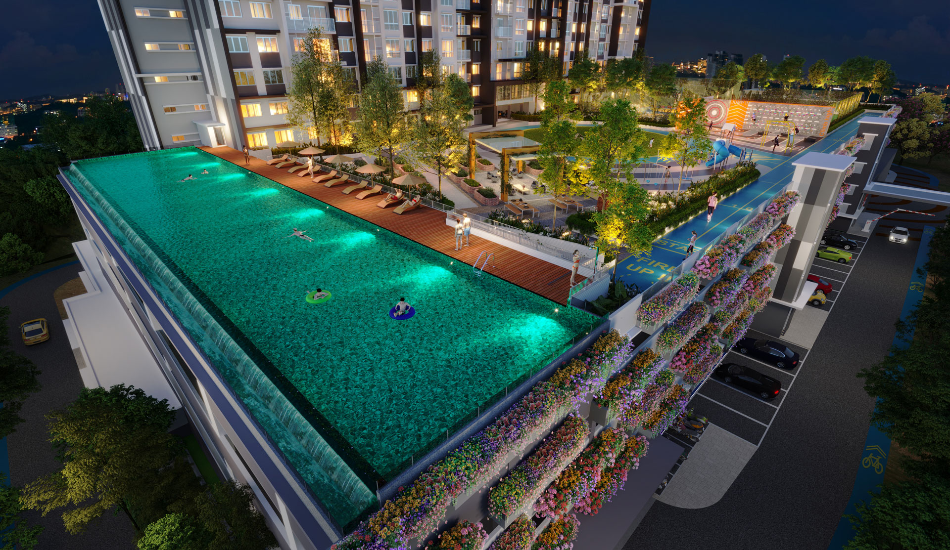 UNO infinity pool